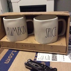 Raw Dunn pumpkin spice mugs coffee cup